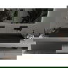 Mexen Ava chiuvetă pe blat din conglomerat fără orificii 120 x 46 cm, Neagră - 23011270