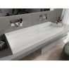 Mexen Ava 120 x 46 cm-es pultra szerelhető mosdó konglomerátumból, fehér - 23011200
