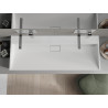Mexen Ava 120 x 46 cm-es pultra szerelhető mosdó konglomerátumból, fehér - 23011200