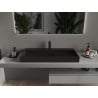Mexen Ava chiuvetă de blat din conglomerat 1/O 100 x 46 cm, neagră - 23011071