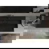 Mexen Ava chiuvetă pe blat din conglomerat 1 orificiu 100 x 46 cm, Neagră - 23011071