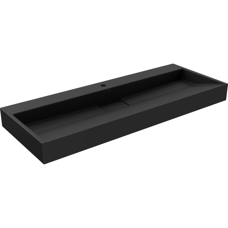 Mexen Ava konglomerát fenti mosdó 1/O 120 x 46 cm, fekete - 23011271