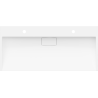Mexen Ava pult fölé szerelhető mosdó konglomerátumból 2/O 100 x 46 cm, fehér - 23011002