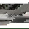 Mexen Ava chiuvetă pe blat din conglomerat 2 orificii 100 x 46 cm, Albă - 23011002