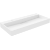 Mexen Ava pult fölé szerelhető mosdó konglomerátumból 2/O 100 x 46 cm, fehér - 23011002