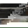 Mexen Ava pultra szerelhető konglomerát mosdókagyló 2 csaplyuk 100 x 46 cm, Fekete - 23011072