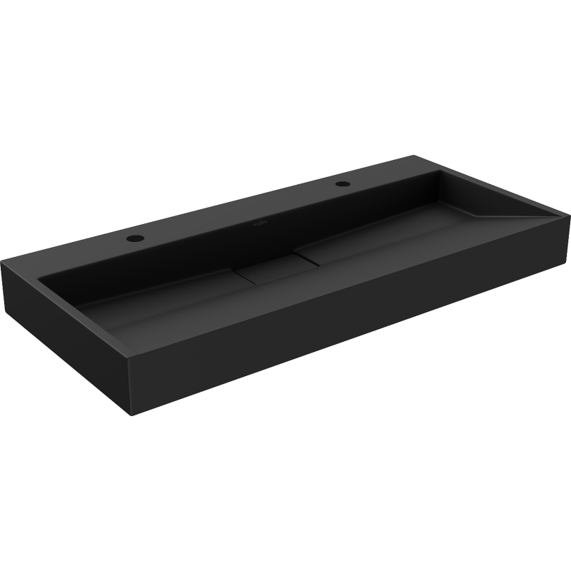Mexen Ava pult feletti mosdó konglomerátumból 2/O 100 x 46 cm, fekete - 23011072