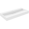 Mexen Ava pultra szerelhető konglomerát mosdókagyló 1 nyílás 100 x 46 cm, Fehér - 23011001