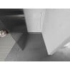 Parete de duș Mexen Kioto Walk-in 120 x 200 cm, dungi 8 mm, albă - 800-120-101-20-09
