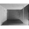 Mexen Kioto zuhanyfal Walk-in 140 x 200 cm, csíkos 8 mm, fehér - 800-140-101-20-09
