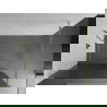 Mexen Kioto perete de duș 70 x 200 cm, striații 8 mm, aurie - 800-070-101-50-09