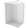 Mexen Kioto Walk-in zuhanyfal 90 x 200 cm, 8 mm-es csíkos, arany - 800-090-101-50-09