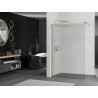 Mexen Kioto Walk-in zuhanyfal 90 x 200 cm, csíkok 8 mm, arany - 800-090-101-50-09