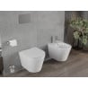 Mexen Rico perem nélküli wc csésze leeresztő automatikás ülőkével, Duroplaszt, Fehér - 30720300