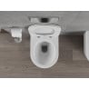 Mexen Rico perem nélküli wc csésze leeresztő automatikás ülőkével, Duroplaszt, Fehér mat - 30724001