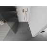 Mexen Kioto 120 x 200 cm-es zuhanyfal, 8 mm-es csíkok, rózsaarany - 800-120-101-60-09