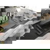 Chiuvetă din granit Mexen Leo cu 1 compartiment, cu scurgător și baterie de bucătărie Savita, negru - 6501-77-672601-70-B