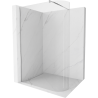 Mexen Kioto paravan rotunjit de duș 90 x 200 cm, Transparent 8 mm, Crom - 800-090-101-01-06