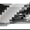 Mexen Kioto-R perete de dus rotunjit Walk-in 100 x 200 cm, transparent 8 mm, alb - 800-100-101-20-06