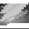 Mexen Kioto lekerekített zuhanyfal 140 x 200 cm, Átlátszó 8 mm, Fehér - 800-140-101-20-06