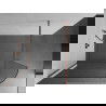 Mexen Kioto paravan rotunjit de duș 140 x 200 cm, Transparent 8 mm, Roz-auriu - 800-140-101-60-06