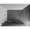 Mexen Kioto+ perete de duș cu poliță Walk-in 80 x 200 cm, dungi, crom - 800-080-121-01-09