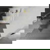 Mexen Kioto+ perete de duș cu raft și cuier 80 x 200 cm, striații 8 mm, aurie - 800-080-121-50-09