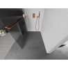 Mexen Kioto+ perete de duș cu poliță Walk-in 80 x 200 cm, dungi, aur roz - 800-080-121-60-09