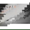 Mexen Kioto+ perete de duș cu raft și cuier 100 x 200 cm, striații 8 mm, Roz-auriu - 800-100-121-60-09