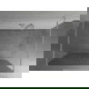 Mexen Kioto perete de duș de sine stătător 120 x 200 cm, striații 8 mm, Crom - 800-120-002-01-09