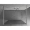 Mexen Kioto szabadon álló zuhanyfal 120 x 200 cm, csíkos 8 mm, króm - 800-120-002-01-09