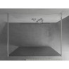 Mexen Kioto szabadon álló zuhanyfal 140 x 200 cm, 8 mm bordázat, króm - 800-140-002-01-09