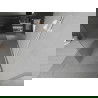 Mexen Kioto szabadonálló zuhanyfal 110 x 200 cm, bordázott 8 mm, Fehér - 800-110-002-20-09