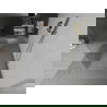Mexen Kioto szabadonálló zuhanyfal 100 x 200 cm, bordázott 8 mm, arany - 800-100-002-50-09