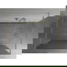 Mexen Kioto perete de duș de sine stătător 110 x 200 cm, striații 8 mm, aurie - 800-110-002-50-09