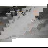 Mexen Kioto perete de duș de sine stătător 120 x 200 cm, striații 8 mm, Roz-auriu - 800-120-002-60-09