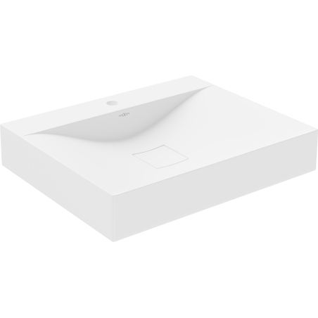 Mexen Poli pultra szerelhető konglomerát mosdókagyló 60 x 48 cm, Fehér - 23026001