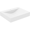 Mexen Poli lavoar de blat din conglomerat 1/O 60 x 48 cm, alb - 23026001