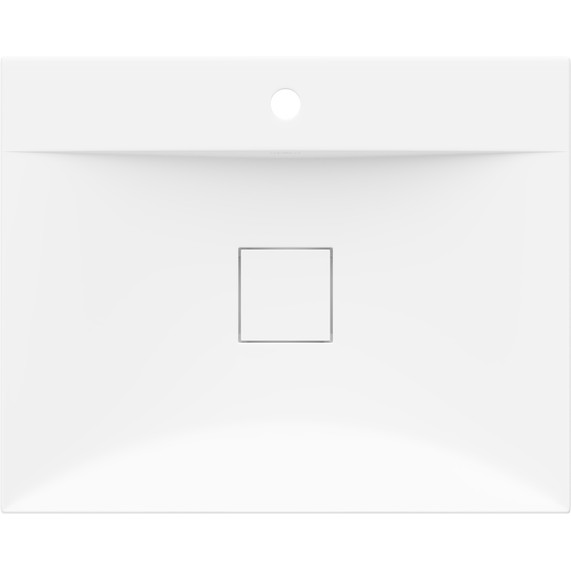 Mexen Poli munkalapra szerelhető mosdó konglomerátumból 1/O 60 x 48 cm, fehér - 23026001