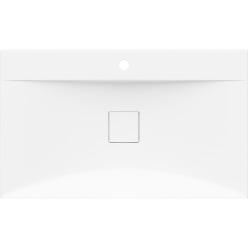 Mexen Poli konglomerát mosdókagyló 1/O 80 x 48 cm, fehér - 23028001