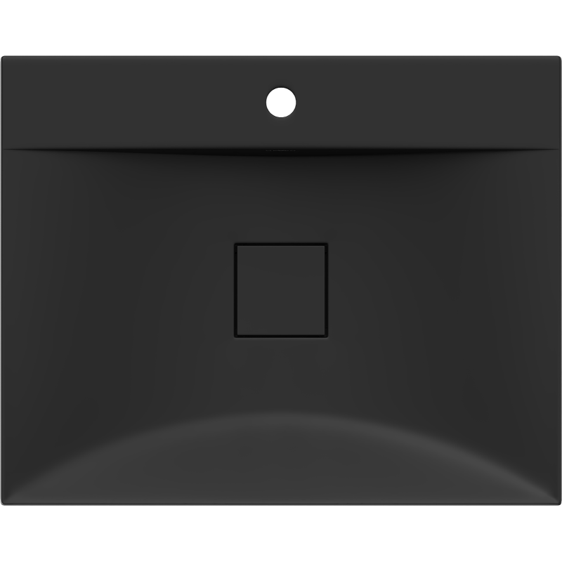 Mexen Poli lavoar deasupra blatului din conglomerat 1/O 60 x 48 cm, negru - 23026071