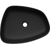 Mexen Ono pultra szerelhető konglomerát mosdókagyló 51 x 39 cm, Fekete - 23045171