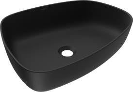 Mexen Ono lavoar de blat din conglomerat 51 x 39 cm, negru - 23045171