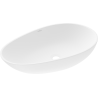 Mexen Nora 60 x 36 cm-es pult feletti mosdókagyló konglomerátumból, fehér - 23056001