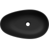 Mexen Nora lavoar pe blat din conglomerat 60 x 36 cm, negru - 23056071