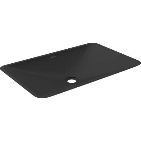 Mexen Esper 60 x 38 cm-es fekete pultra szerelhető mosdó konglomerátumból - 23036071