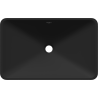 Mexen Esper pultra szerelhető konglomerát mosdókagyló 60 x 38 cm, Fekete - 23036071