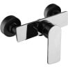 Bateria duş Mexen Alfa, negru/crom - 745740-71