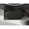 Mexen Sofia chiuvetă de blat din conglomerat 70 x 35 cm, neagră - 23067071
