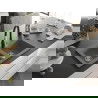 Mexen Mario chiuvetă granit 2-camere cu baterie de bucătărie Savita, gri - 6504-71-672601-70